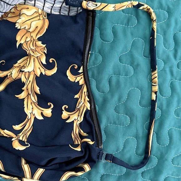 Chic Black and Gold Women's Camisole - Picture 3 of 4